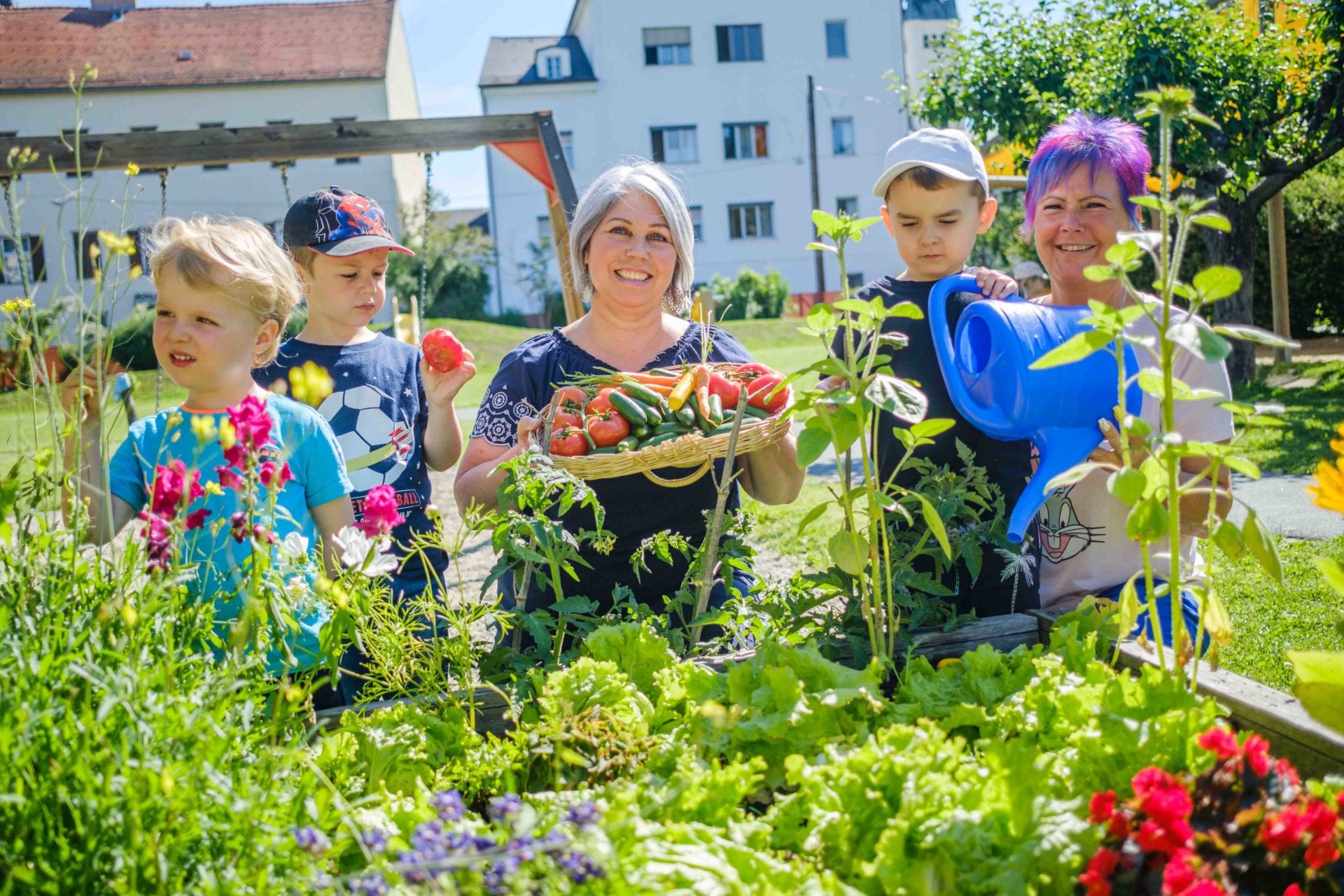 Kindergartenkinder als „Gemüsegartler“ - SteierMag – Das Steiermark-Magazin