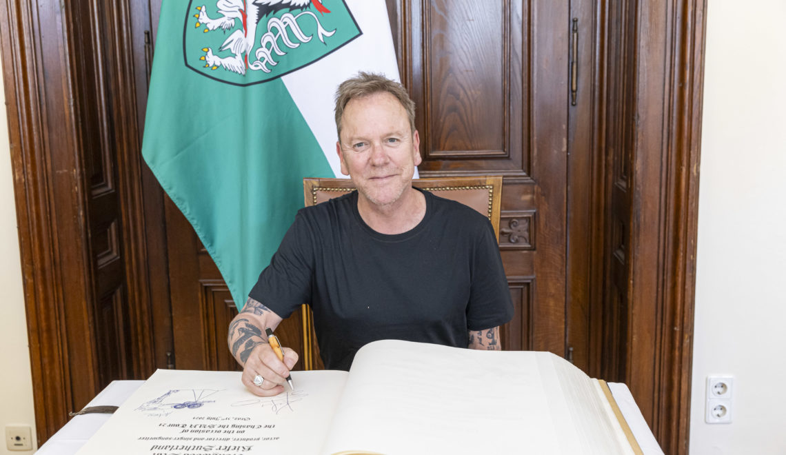 Hollywood-Star Kiefer Sutherland in Graz