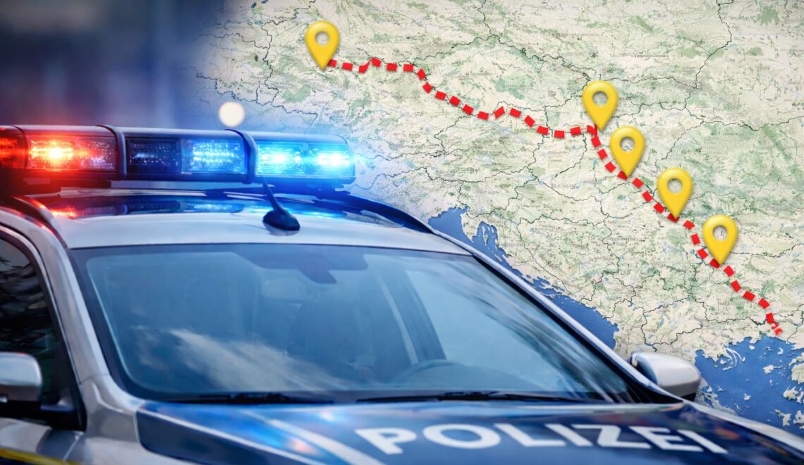 Polizeierfolg gegen Schlepper entlang der Balkanroute